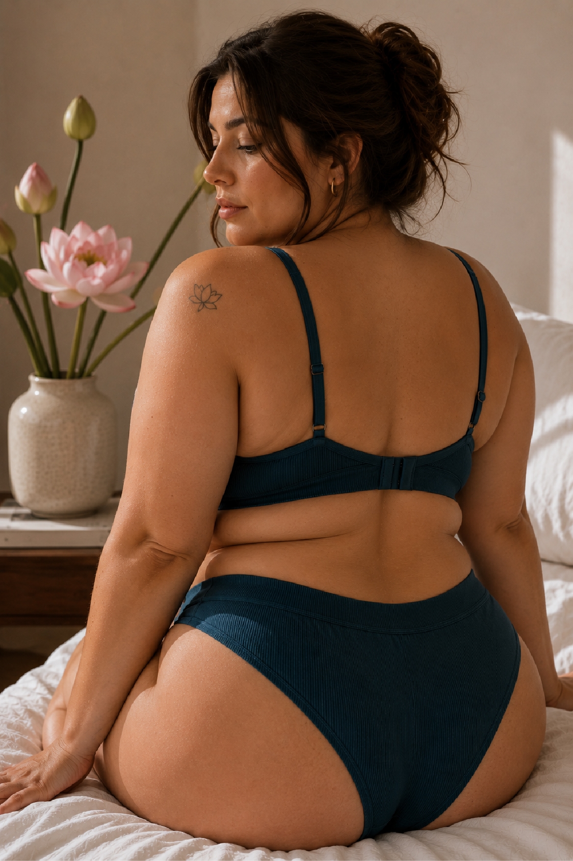 Satin Balconette Bra